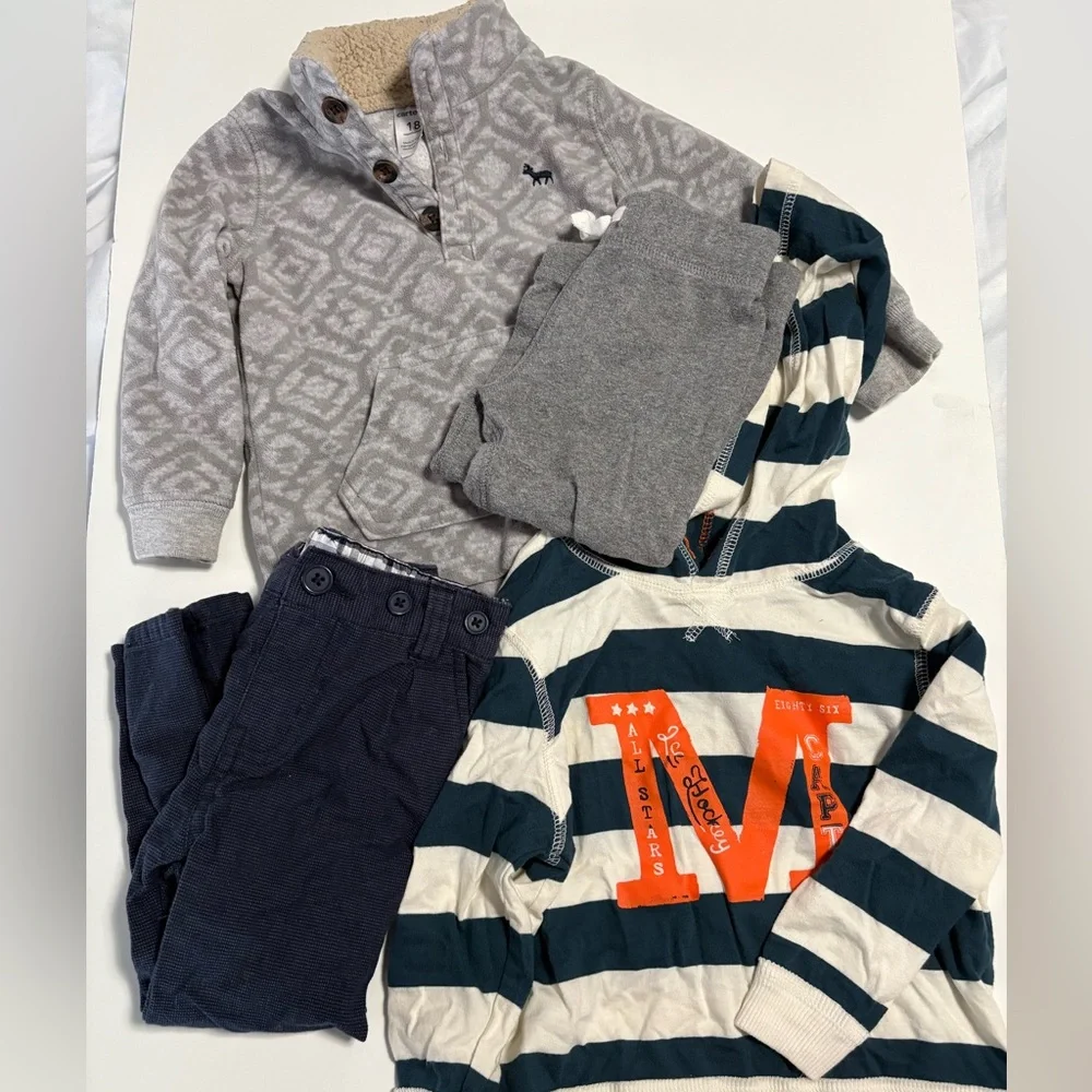 18m sweater pants bundle Carter’s toddler spring pants